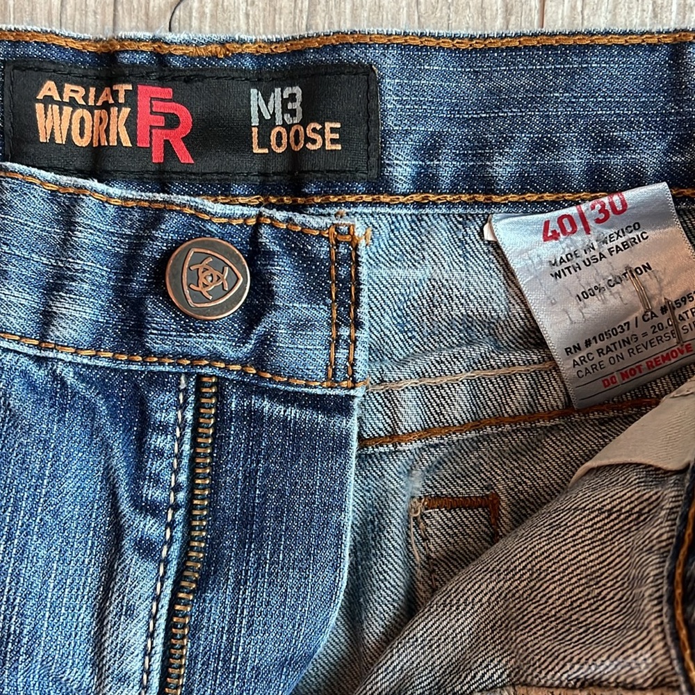 Ariat Work FR M3 Loose Jeans‎ Men’s Size 40X30